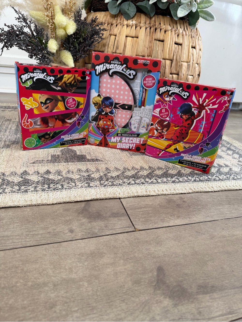New Miraculous Tales of Ladybug & Cat Noir Puzzles & Secret Diary Lot of 3 Kids - Picture 8 of 16